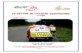LLaa L LLEEETTTTTRREEE ddde ee l ll ’’’A …atscaf69.cyclo.free.fr/lettres/2017/Lettre756.pdf · Association Touristique Sportive et Culturelle des Administrations Financières.