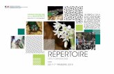 RÉPERTOIRE - formation.afbiodiversite.fr · les milieux marins, Natura 2000, l’outre-mer, la Trame verte et bleue, les domaines de la gestion des milieux et des espèces, le génie