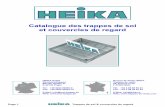 Catalogue des trappes de sol et couvercles de regard · HEIKA–Ground Solid Couvercles de regard évidés Heika-Ground Solid Système PRO+ acier zingué Description du produit: -