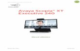Manuel utilisateur - intra.ac- .Manuel utilisateur Avaya Scopia XT Executive 240 Rectorat / DSI