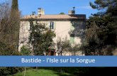 Bastide - l'Isle sur la Sorgue - zonprovence.com · De Bastide wordt omgevormd tot 4 mooie residenties met terras en tuinen. Elke residentie heeft z’n eigen inkom en terras. Alles