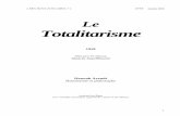 HLT -Le Totalitarisme- Hanna Arendt -Le Totalitarisme... · Totalitarisme 1958 2002 pour les éditions Quarto-Guallimard Hannah Arendt Historienne et philosophe condensé par Piero