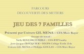 JEU DES 7 FAMILLES - lycees.ac-rouen.frlycees.ac-rouen.fr/reso-segpa/IMG/pdf/Presentation_Jeu_-_Examen... · Composition du jeu •42 cartes réparties dans 7 familles 1 famille =