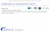James Orr - GIS Climat · Acidification et écosystèmes marins Océan, climat et vulnerabilité, SeaTech week, Brest, 22 juin 2010 Funding: EU (GOSAC, NOCES), NASA, DOE, Swiss