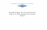 Book Rapport d'activitÃ©s de la microfinance 2010microfinance.bcc.cd/wp-content/uploads/2013/08/rapport-dactivitÃ... · La situation économique et ﬁnancière de la RDC s’est