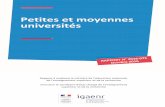Le rapport - « Petites et moyennes universitéscache.media.education.gouv.fr/file/2016/42/8/2016-075petiteset... · Petites et moyennes universités Rapport à madame la ministre