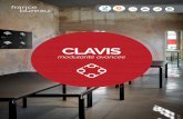 Clavis, modularité avancée - francebureau.com · Clavis s'adapte aux évolutions de notre manière de travailler. Créée par Tecno et avec l'aide d'un célèbre architecte, ils