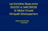 Les frontières floues entre SILICOSE et SARCOIDOSE Dr ...risques-environnement.universite-lyon.fr/IMG/...entre_silicose...3.pdf · Le modèle amiante •La surcharge pulmonaire en