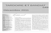 Éditorial - doy.tardoirebandiat.free.frdoy.tardoirebandiat.free.fr/documents/journal-tb/tb2011-12.pdf · vre (grâce à Régine Pernoud en particulier) la densité de cette reine.
