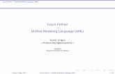 Cours Python Unified Modeling Language (UML)cregut.perso.enseeiht.fr/ENS/2017-dafs-algo/algo-dafs-2017-cm-uml... · Cours Python — Uniﬁed Modeling Language (UML) Introduction