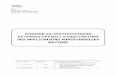 DOSSIER DE SPECIFICATIONS EXTERNES CPP2017 A … · de finances rectificatives pour 2012, précisent les modalités et les règles de mise en œuvre de l’obligation d’acceptation