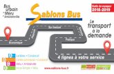 e demande - sablons-bus.fr · 4 lignes à votre service Économique e Pratique Sur mesure e  Guide du voyageur 2018-2019 Bus urbain de Méru et Amblainville Le transport