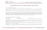 Article Principes de la methode Pilates - pilates-alliance.fr · D’après l’ouvrage ‘Retour à la Vie’ de Joseph Pilates, 1945 « A mon avis, la Contrôlogie est un système