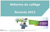 Réforme du collège Rentrée 2015 - cache.media.education ...cache.media.education.gouv.fr/file/actu69/91/8/2-_reforme_du... · Les EPI se déroulent sur les trois années du cycle