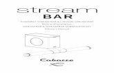 BAR .BAR ENSEMBLE STREAM BAR & CAISSON STREAM BAR Notice d'installation. STREAM BAR & STREAM BAR