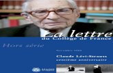 La lettre - Collège de France · Claude Lévi-Strauss et le Collège de France Rapport pour la création d’une chaire d’Anthropologie sociale (1958) Maurice Merleau-Ponty 49