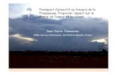 Transport Convectif au travers de la Tropopause Tropicale ... · Ratio between Nb of months of T