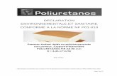 DECLARATION ENVIRONNEMENTALE ET SANITAIRE …poliuretanos.com/pdf/certificats/FDES_PIR_AK-80mm.pdf · Page 3 sur 25 Fiche de Déclaration Environnementale et Sanitaire conforme à