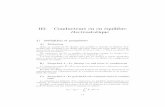 III-Conducteurs en en équilibre électrostatique · PDF fileIII-Conducteurs en en équilibre électrostatique 1)Dé nition et propriétés A)Dé nition Dans un conducteur les charges