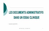 2012 Docs administratifs - recherchecliniquepariscentre.fr · La brochure investigateur (BI) : Ce document décrit l'ensemble des données cliniques et non cliniques concernant le