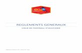 REGLEMENTS GENERAUX -   · PDF fileRèglements Généraux LFO - Saison 2017-2018 REGLEMENTS GENERAUX LIGUE DE FOOTALL D’OITANIE