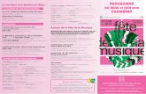 La musique sera également fêtée… PROGRAMME La Piscine + … Podiums sonorisés Zone acoustique Conception : DSI mutualisée Ville de Chambéry et Chambéry métropole - Service
