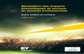 Baromètre des impacts économiques et sociaux du football ...s.ucpf.fr/ucpf/file/201503/3e_Barometre_Foot_Pro_-_UCPF_-_EY... · Puissante par son impact médiatique et le rôle qu’elle