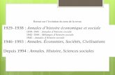 1938 : Annales d’histoire économique et socialeyannick.mevel.free.fr/IMG/pdf/historiographie_XXos2.pdf · l’historien Braudel évacue l’historicité . 3) L’Empire braudélien.