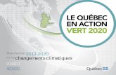 Plan d’action 2013-2020 sur les changements climatiques ... · I M essage du premier ministre Avec le lancement du Plan d’action 2013-2020 sur les changements clima-tiques, le