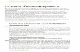 Le statut d'auto-entepreneurservices.grouperf.com/dossier_special/auto-entrepreneur-09.pdf · 4 • La Revue Fiduciaire FISCAL/SOCIAL/JURIDIQUE Le statut d’auto-entrepreneur Face