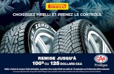 Coupon de rabais postal pirelli CAA - caaquebec.com · de quatre (4) pneus du même modèle doit être acheté par remise. NOTE: Si l’achat est effectué en dehors de la période