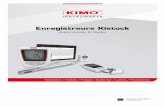 Enregistreurs Kistock - Kimo Canada Kistock... · Kilog / Kilog-Lite / Kistock mobile Logiciels d’exploitation Application gratuite développée pour smart- phone et tablette* .
