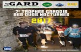 7e DES DUOS NOCTURNES - gard.fr · gardois. Cette année encore le Département du Gard a attribué au Trophée gardois des Duos Nocturnes le label "Gard Pleine Nature". Ce label