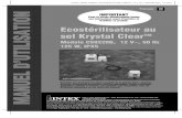 GS N IMPORTANT I T Ecostérilisateur au A sel Krystal Clear ... 132GS... · 2. Bouée et perche à proximité du basin. Par ailleurs, certains équipements peuvent ... 10 CO UV ER