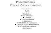 Pneumothorax Prise en charge en urgence · Le Pleurocath • CONCLUSIONS - La chirurgie vidéo-thoracoscopique est, à ...