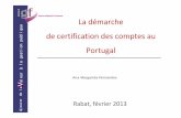 aleur à la gestion publique de certification Portugal des comptes au AF... · 2014-06-19 · dans la comptabilité d’exercice par le compte «débiteurs et ... aucune méthode