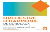 ORCHESTRE D’HARMONIE - cdt33.media. · PDF fileconcerts gratuits / free concerts bordeaux.fr programme saison 2018⎜2019 season program 2018-2019 orchestre d’harmonie de bordeaux