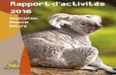 Association Beauval Nature · 3 4 20 1- Rapport moral du président 2- Bilan financier 2016 3- Rapport Conservation 2016. Sommaire . 2