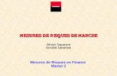 MESURES DE RISQUES DE MARCHE - cermics.enpc.frcermics.enpc.fr/~delmas/Enseig/mrf-daumont.pdf · Rentabilité d’une activité (rapport rendement / risque) Aide à la décision (gestion,