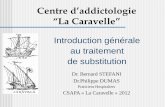Centre d’addictologie “La Caravelle” - amiform.com · Rappel historique Les MG utilisent une substitution interdite (Temgesic ou Palfium ..) Essais de TSO dans les années 90