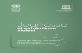 Jeunesse · Jeunesse et extrémisme violent Atelier de réflexion du Système des Nations unies et ses Partenaires au Maroc 11 avril 2016 Compound des Nations unies