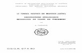 LE TUNNEL ROUTIER DU MORTIER (ISÈRE) OBSERVATIONS ...infoterre.brgm.fr/rapports/67-DSGR-A-040.pdf · RESUME Le tunnel du Mortier (Isère) a été mis en chantier en 1966 par les