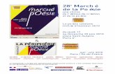 28 Marché de la Poésie - · PDF fileKurt Weill et Bertolt Brecht. Elle sort en 1991 l'album La Traversée du désirenregistré à Rabat, Berlin et Lille, qui contient sa Elle sort