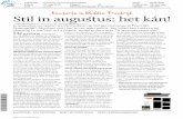 Publicatie : Kampeer en Caravankampioen Regio : Nederland ...63lapeyrouse.free.fr/presse/2013-08-31 Chercher la silence sur les... · kaw*erew (w Stil in auguštus: het kán! TEKST