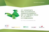 21 sTarTups Des CleanTeCh ambassaDrICes De la frenCh TeCh ...proxy-pubminefi.diffusion.finances.gouv.fr/pub/document/18/20072.pdf · 3 L’innovation numérique et la transition énergétique