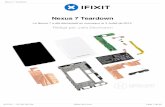 Nexus 7 Teardown - ifixit-guide-pdfs.s3. ‰tape 1 â€” Nexus 7 Teardown Le Nexus 7 est la derni¨re