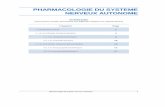 PHHAARMAACCOOLLOOGGIIE EMDDUU SSYYSSTTEMEE N … SNA 12 13.pdf · Pharmacologie du Système Nerveux Autonome 1 PHHAARMAACCOOLLOOGGIIE EMDDUU SSYYSSTTEMEE N EERRVVEUUXX OAAUUTTOONNOMMEE