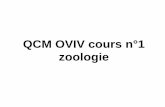 QCM OVIV cours n°1 zoologie - perso.univ-rennes1.fr cours 1.pdf · 2. un clade est par définition un groupe d'individus A) Ayant au moins un ancêtre commun B) Ayant un seul ancêtre
