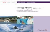 Human Health in a Changing Climate - .Human Health in a Changing Climate:ACanadianAssessment of Vulnerabilities