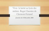 Vivre la laicité au lycée Roger Claustres - ac-clermont.fr · •Après-midi : TPTU + TTCI: 51 élèves + profs à répartir en 4 groupes de 15 personnes maximum. ...